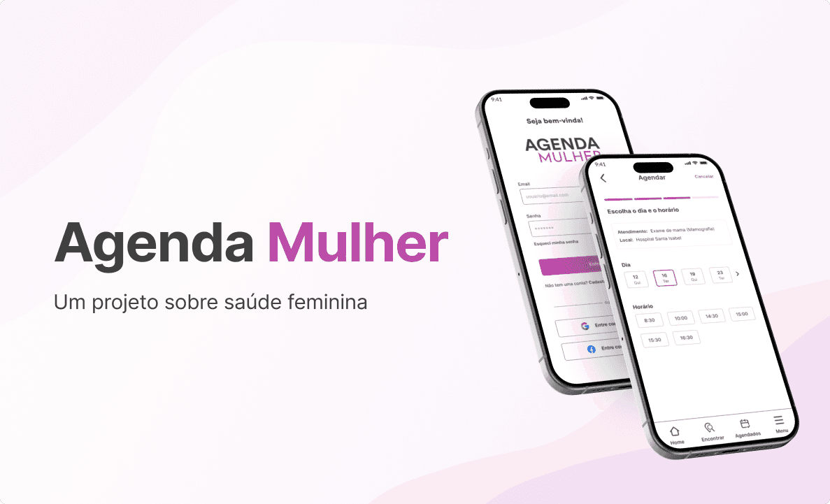 Capa do projeto Agenda Mulher